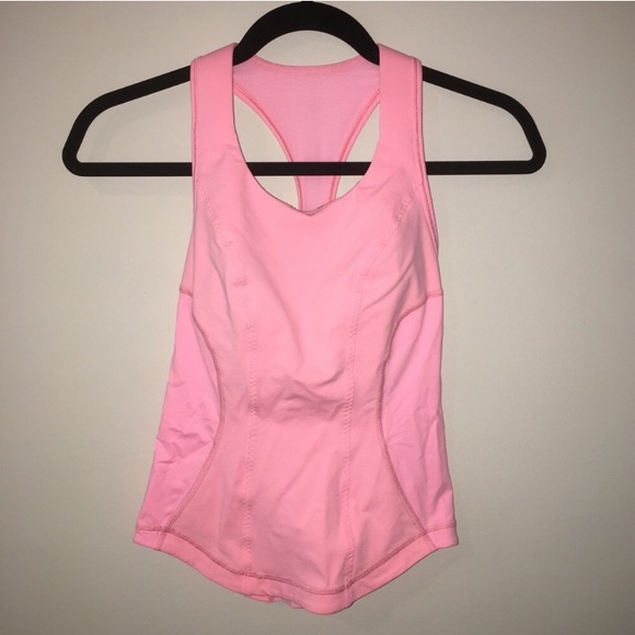 lululemon athletica Tops - Lululemon pink racerback tank - like new